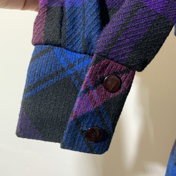 Vintage Wool Plaid Dress - Picture 4 of 7